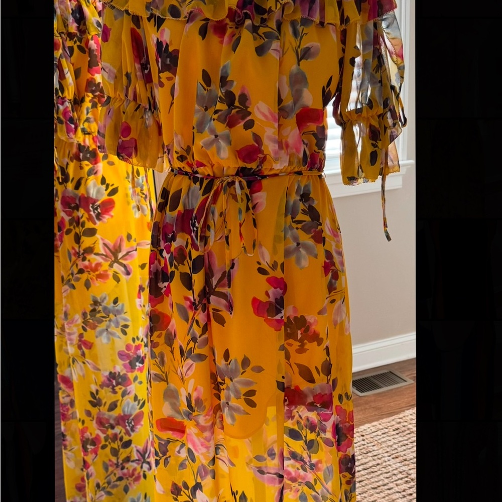 Floral Yellow Dress